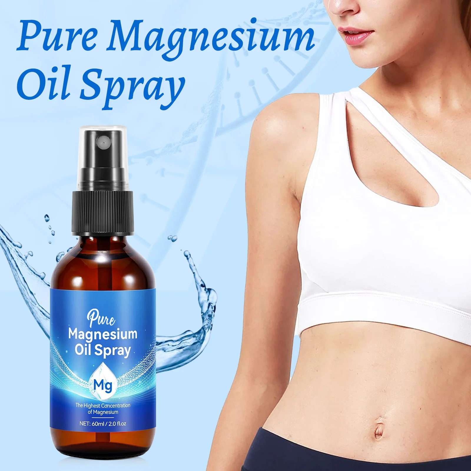 Magnesium Oil Spray 60ml Muscl - Bath Salts Magnesium recension och pris