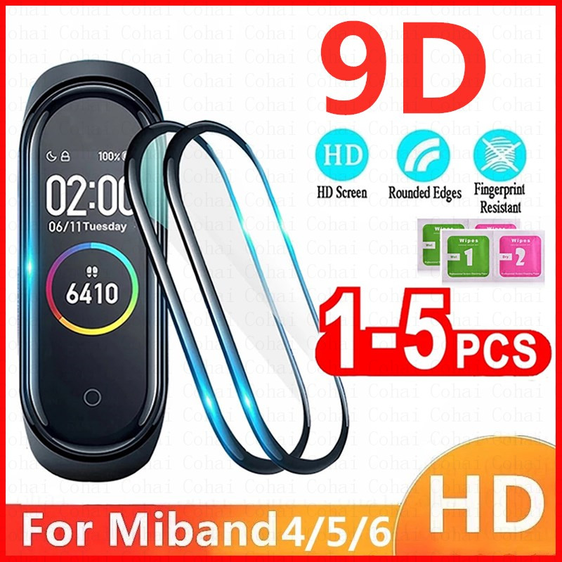 9D Tempered Glass For Xiaomi M - Health Wellness Bracelet recension och pris