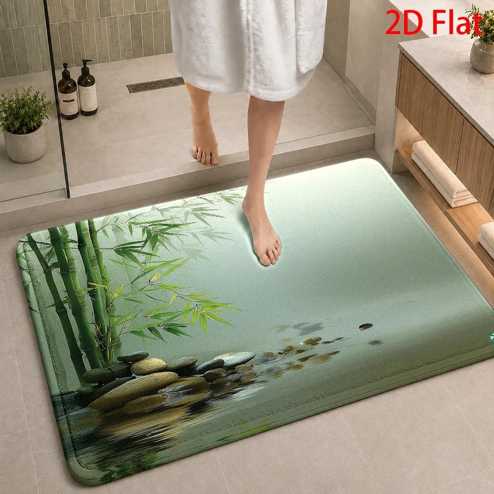 Waterproof Bathroom Bath Rug M - Bamboo Bath Mat recension och pris