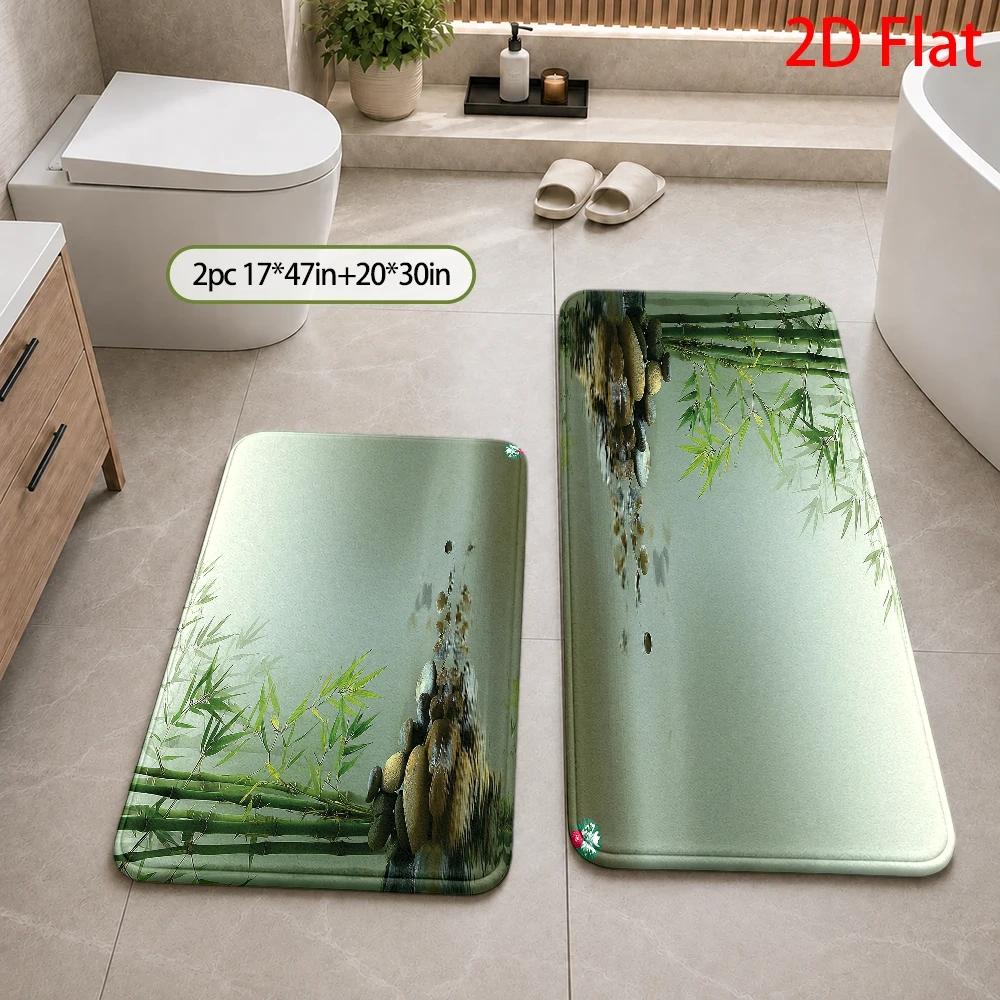 Waterproof Bathroom Bath Rug M - Bamboo Bath Mat recension och pris