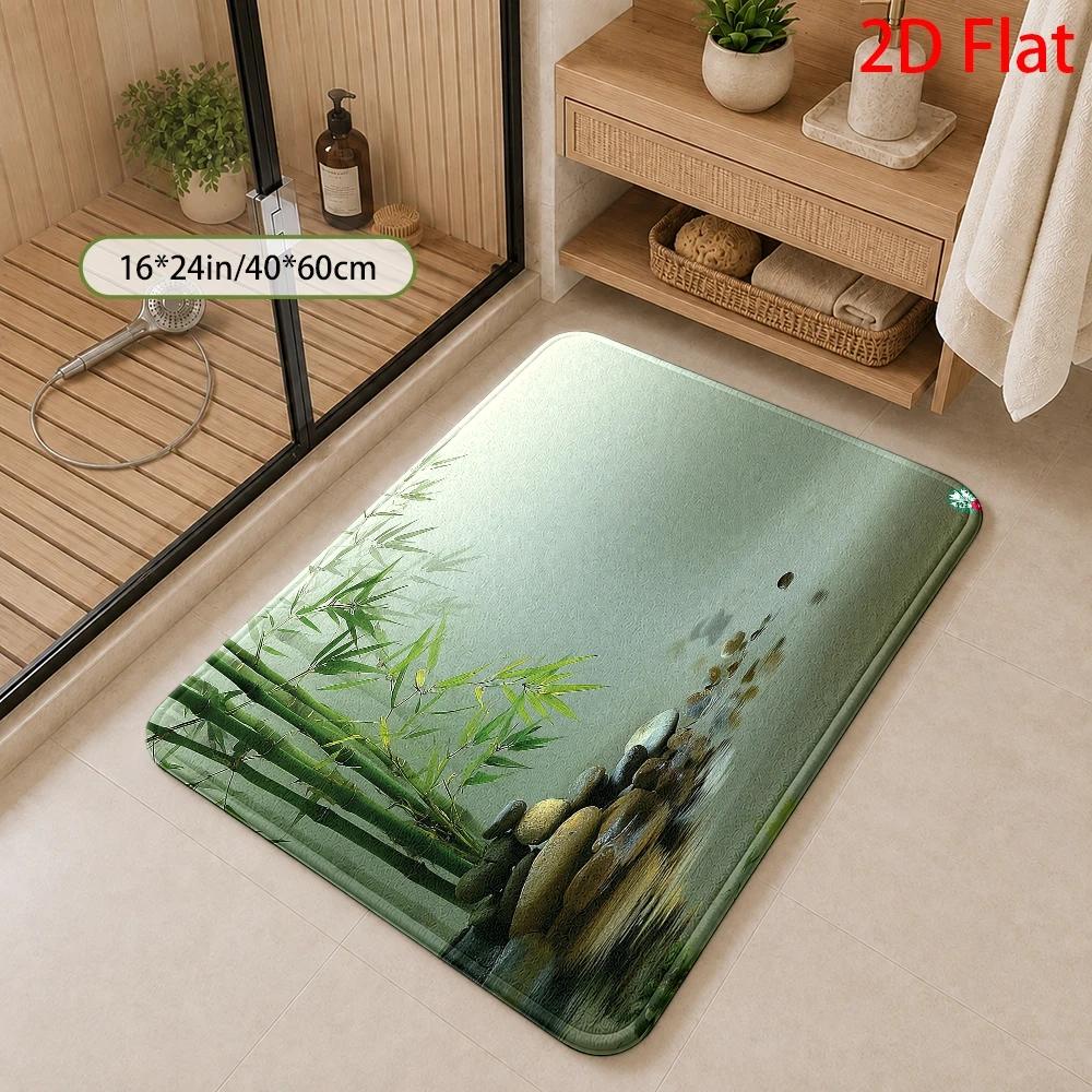 Waterproof Bathroom Bath Rug M - Bamboo Bath Mat recension och pris