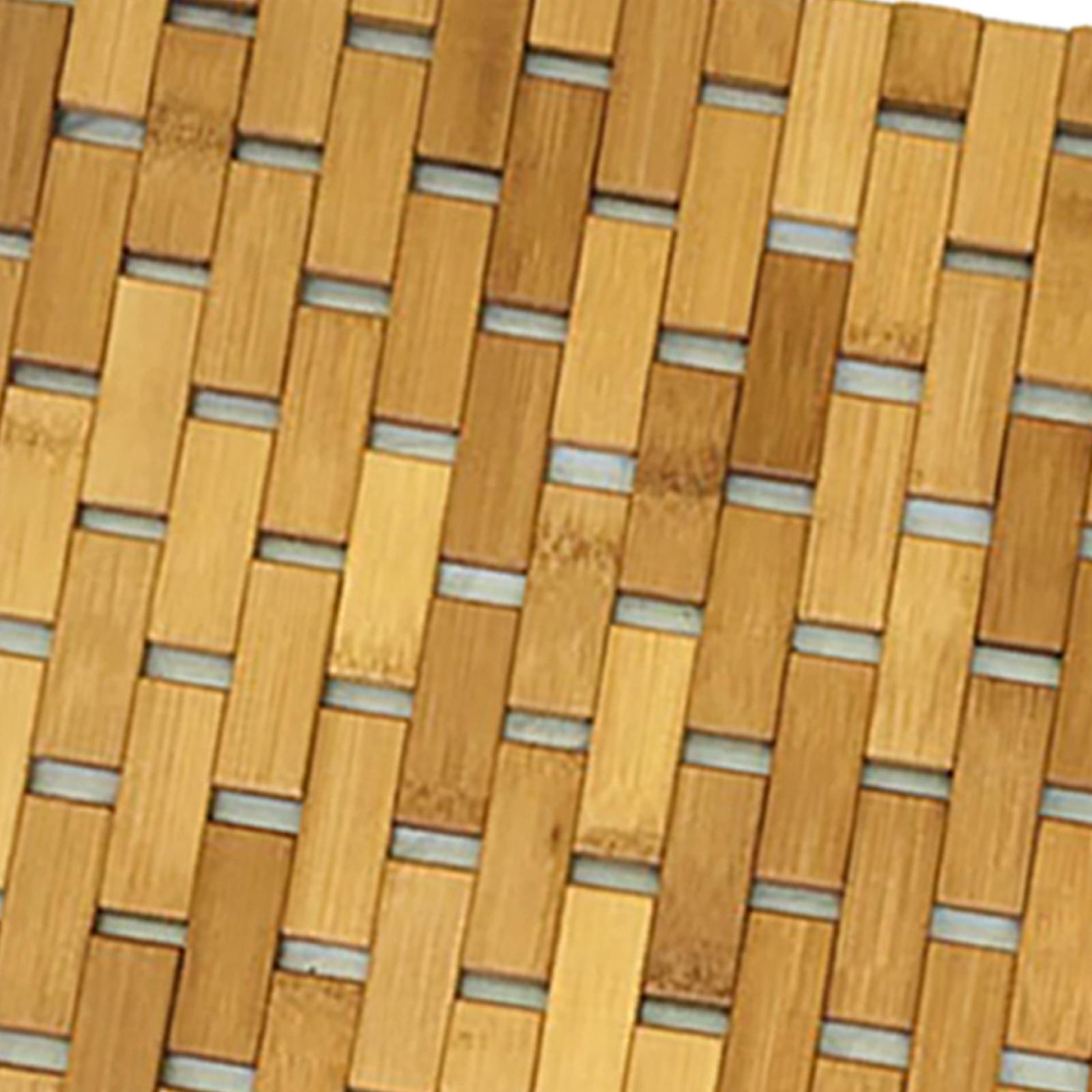 Non Slip Bamboo Wood Bathroom  - Bamboo Bath Mat recension och pris