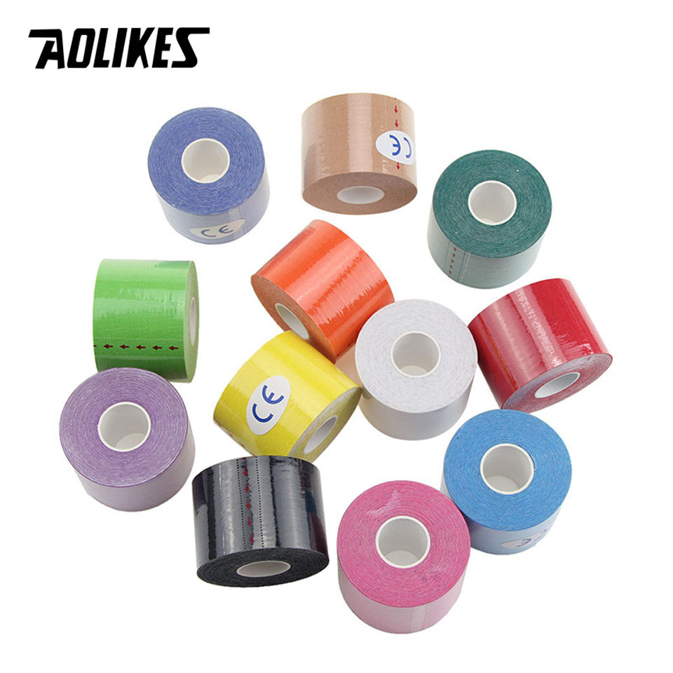 AOLIKES 2 Size Kinesiology Tap - Sports Taping Precut recension och pris