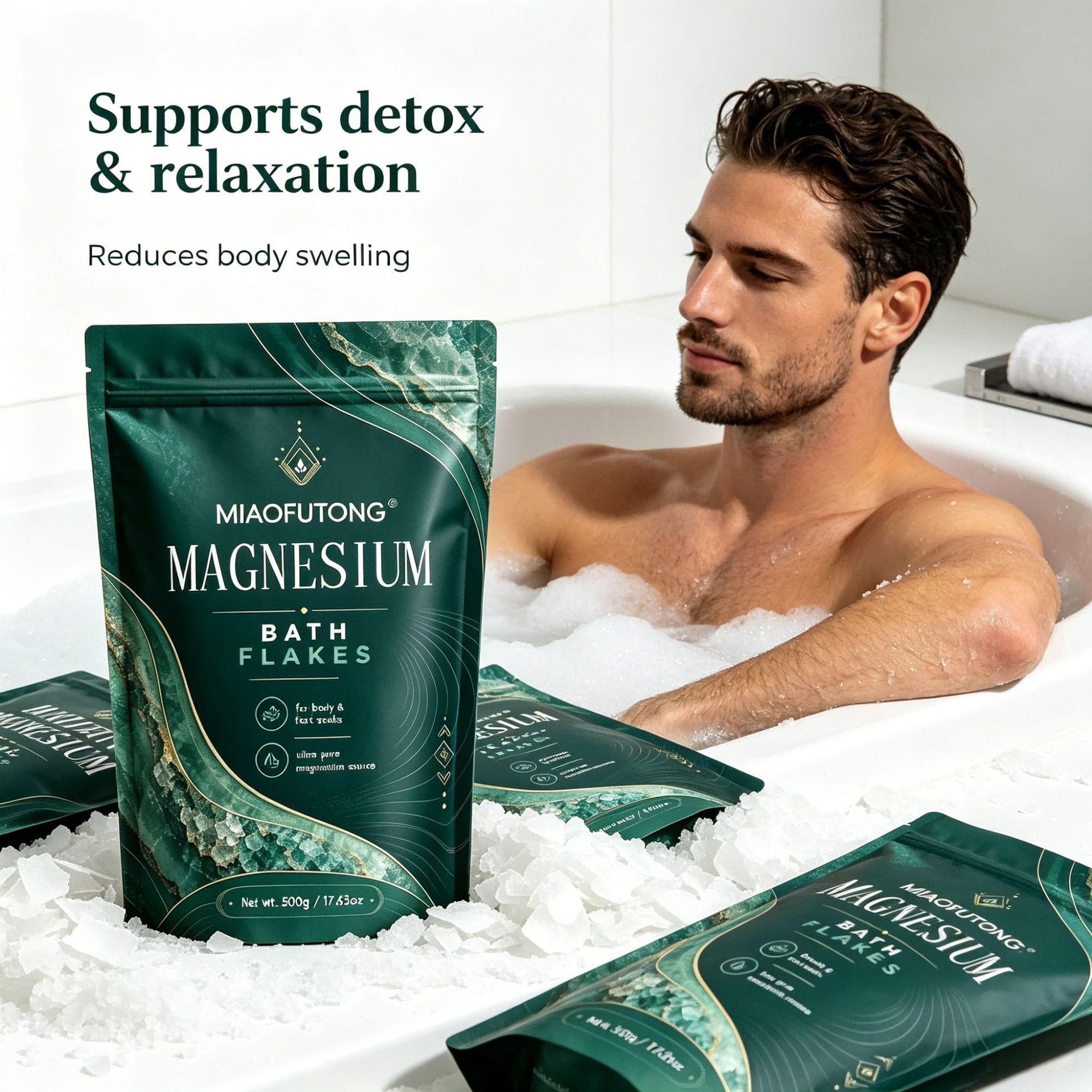 Mineral Magnesium Bath Salt 50 - Bath Salts Magnesium recension och pris