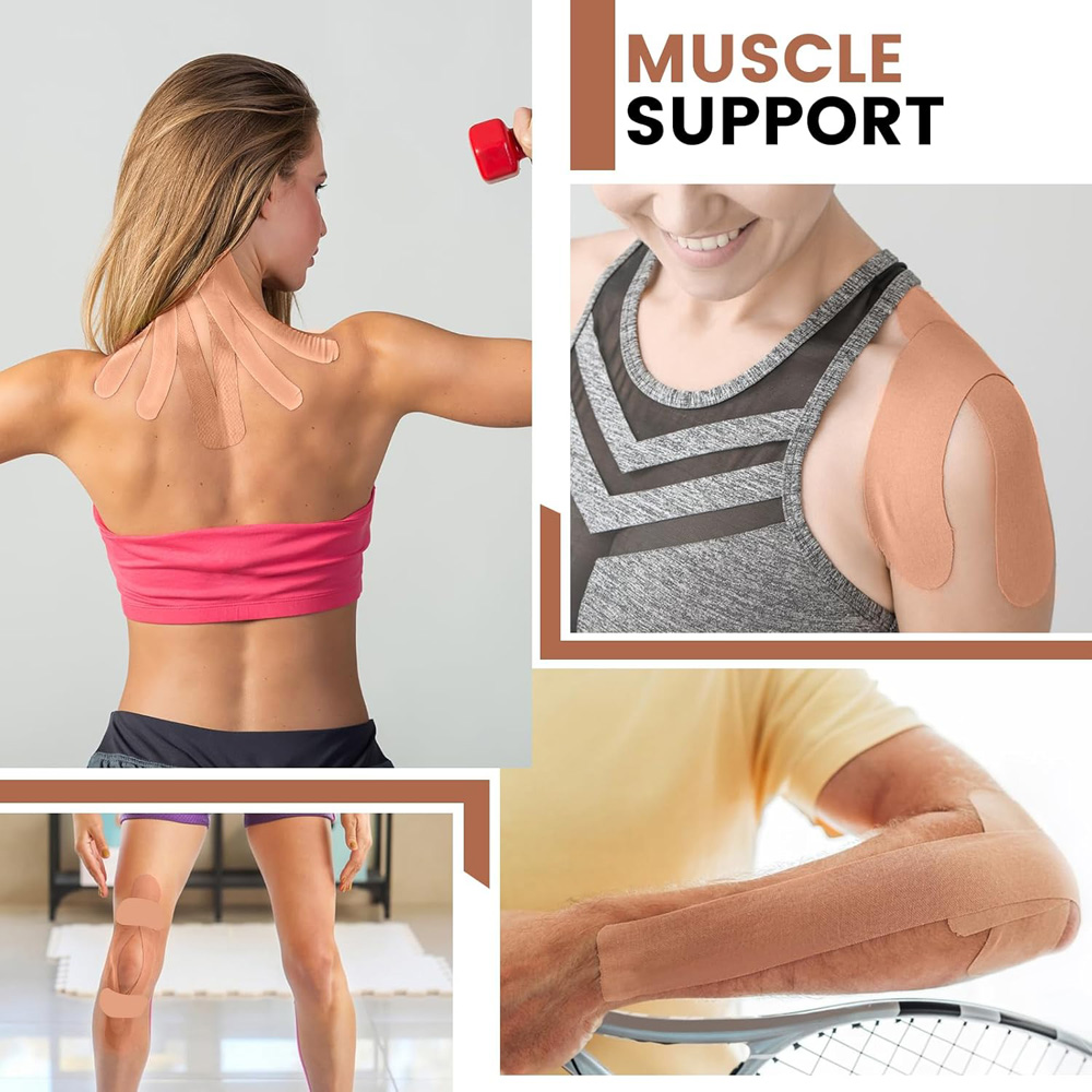 5 Roll Kinesiology Tape Precut - Sports Taping Precut recension och pris