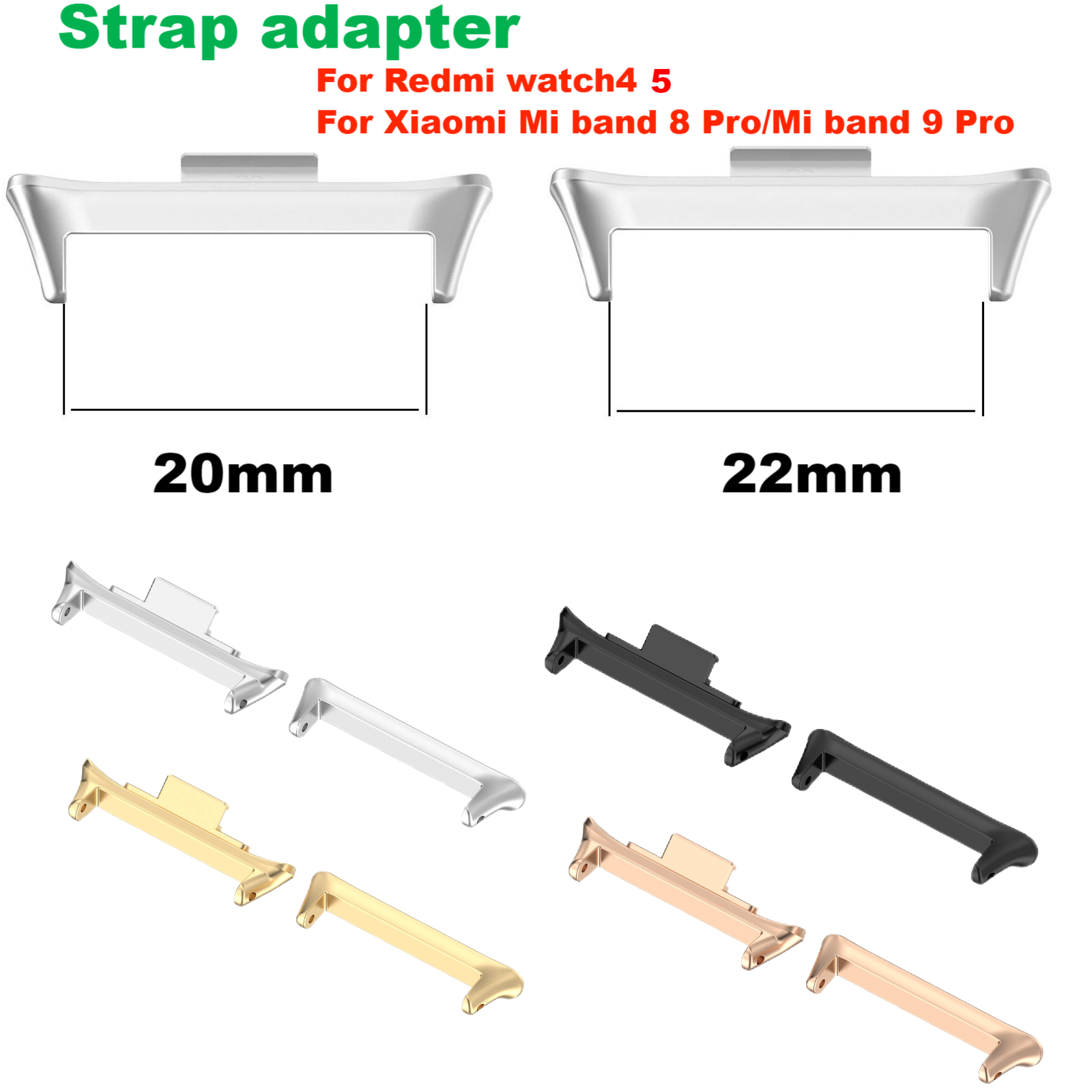 1 Pair Adapter for Redmi Watch - Health Wellness Bracelet recension och pris