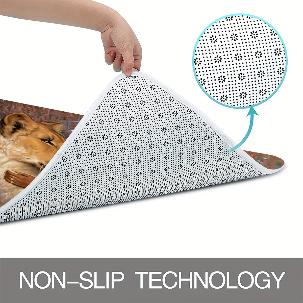 Regal Royal Lion and Queen Maj - Bamboo Bath Mat recension och pris